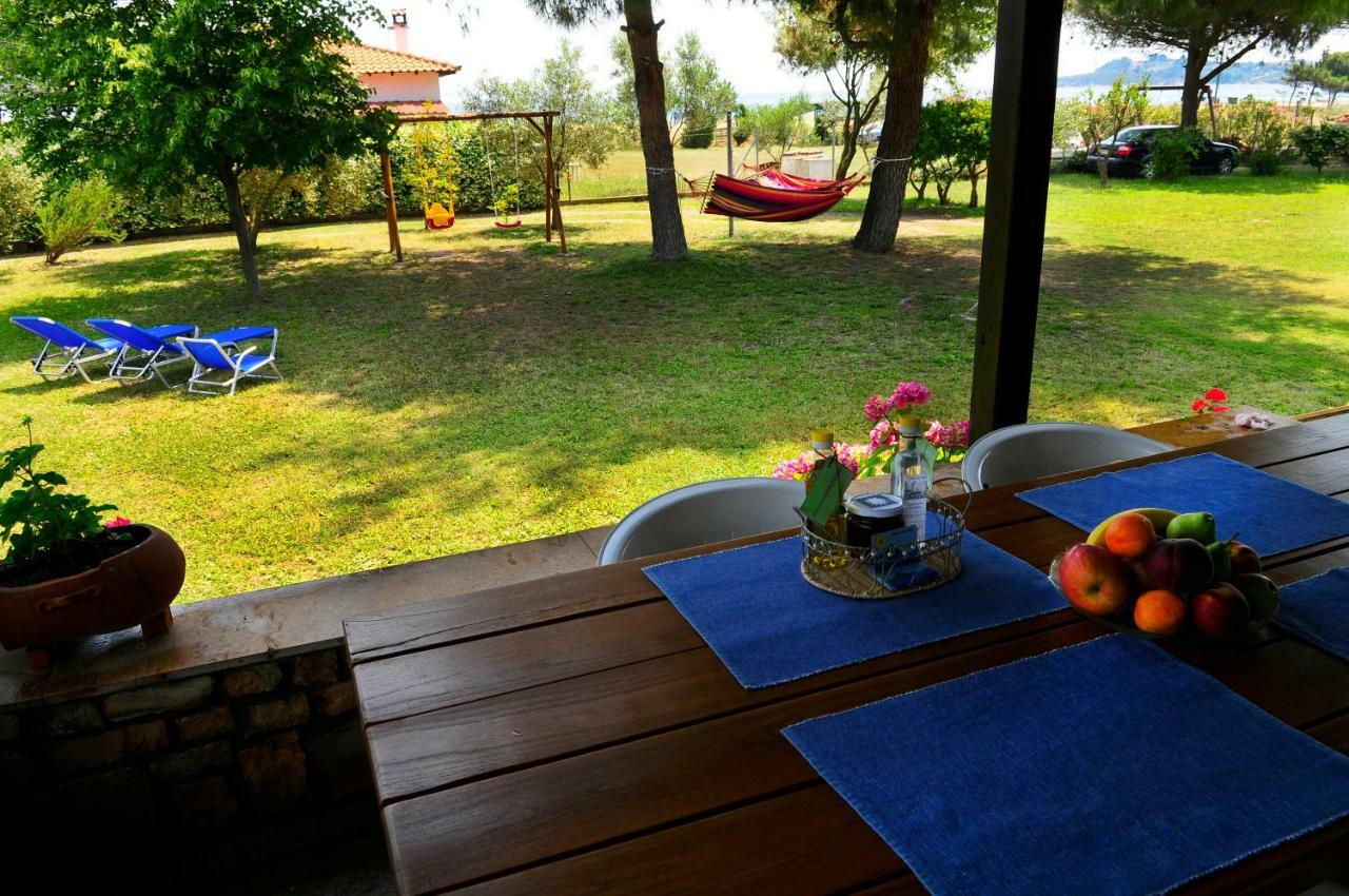 Athos View Villa By The Sea أورموس باناجياس المظهر الخارجي الصورة