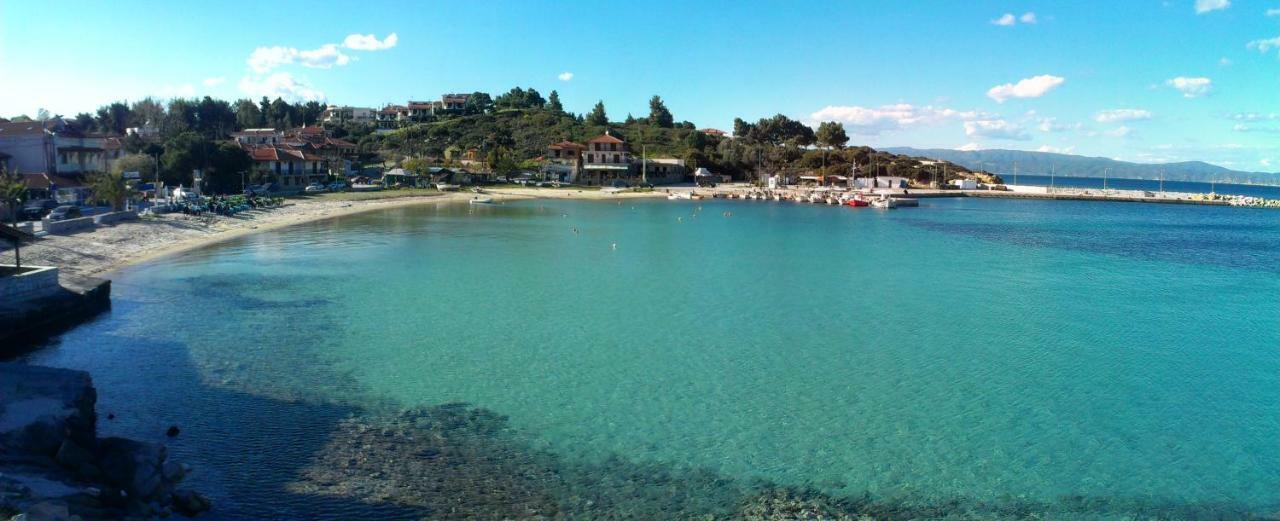 Athos View Villa By The Sea أورموس باناجياس المظهر الخارجي الصورة