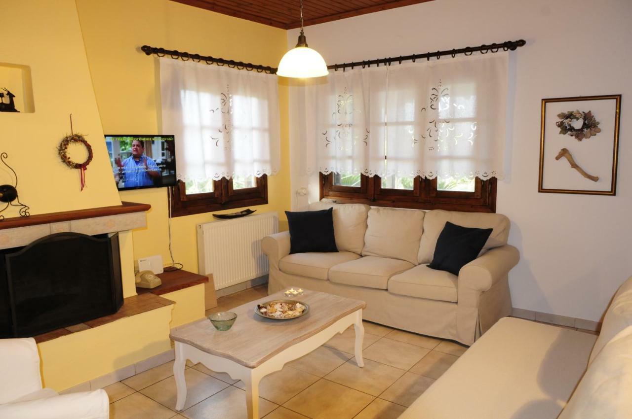Athos View Villa By The Sea أورموس باناجياس المظهر الخارجي الصورة